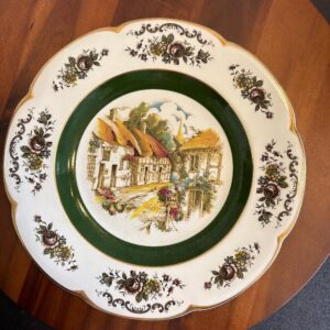Ascot Service Plate By Wood And Sons England Alpine White Ironstone Vintage