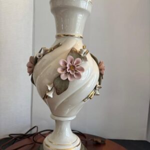 Ornate Art Deco Flower Lamp