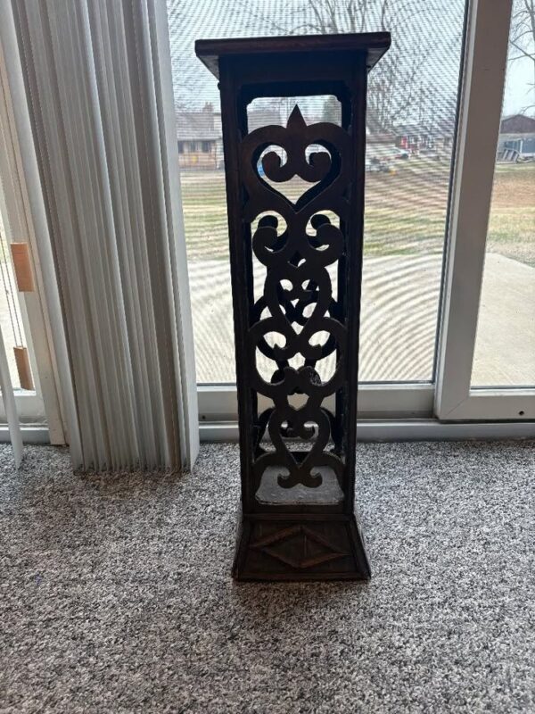 Wood Plant Stand 30" Tall 7" Wide and Deep - Image 2