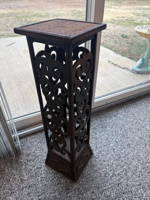 Wood Plant Stand 30" Tall 7" Wide and Deep
