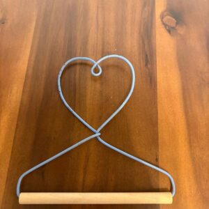 Heart Shaped T-Towel Holder