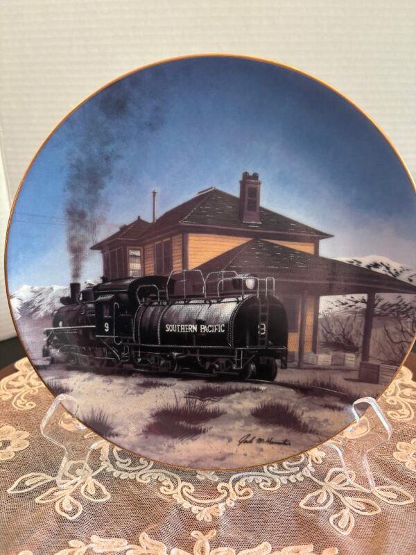 Slim Princess by Jack Hamilton Collector Plate Narrow Gauge Southern Pacific 9