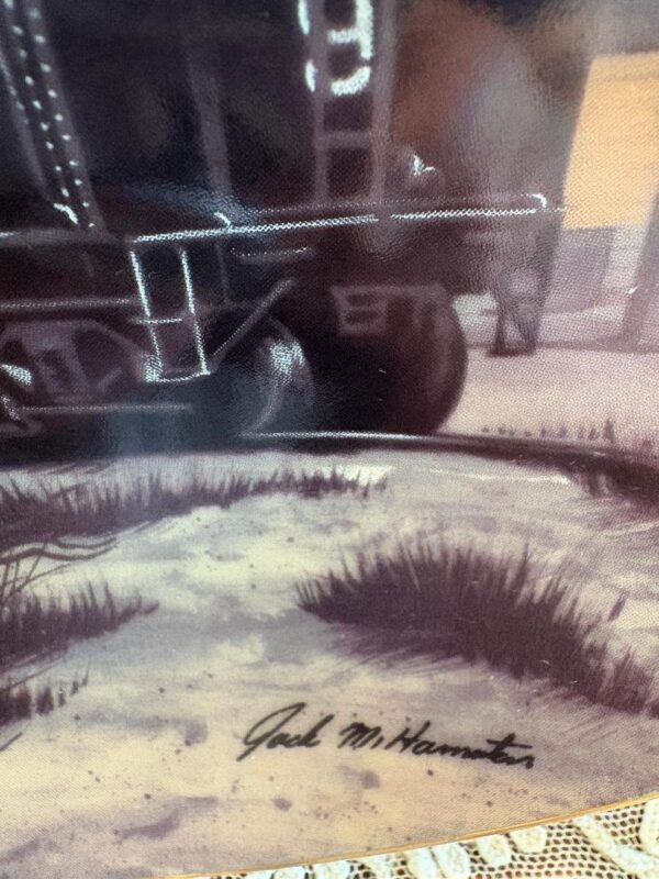 Slim Princess by Jack Hamilton Collector Plate Narrow Gauge Southern Pacific 9 - Image 3