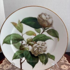 Antique CFH GDM Charles F Haviland Limoges Flower Plate c. 1900