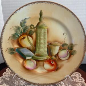 Vintage Ardco Fine Quality Dallas Hand Painted 10" Dinner Plate Japan C2141