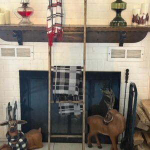 Handmade Blanket Ladder 6' with Five 12" Rungs