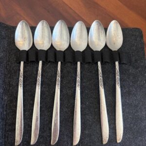 Silverplate 1940 WM Rogers Ice Tea Spoons 6