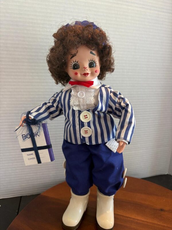 1986 Brinn's School Days September Calendar Clown Doll Collectible Edition