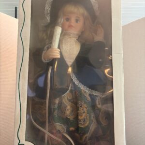 Vintage Trimmings Etc. Christmas Animated Doll Lighted Candle 24” in Box