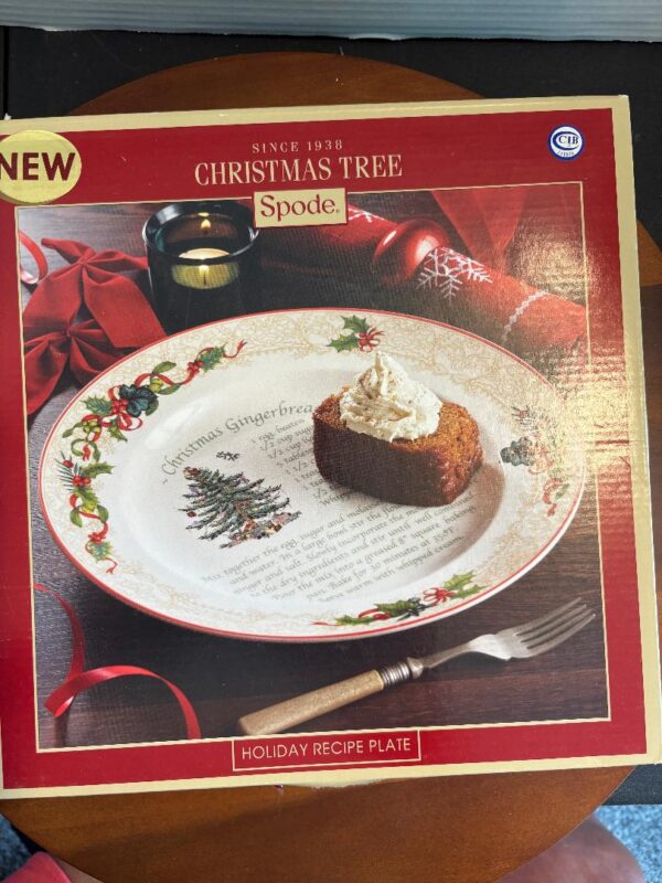 Spode Christmas Gingerbread Recipe Plate - Image 2