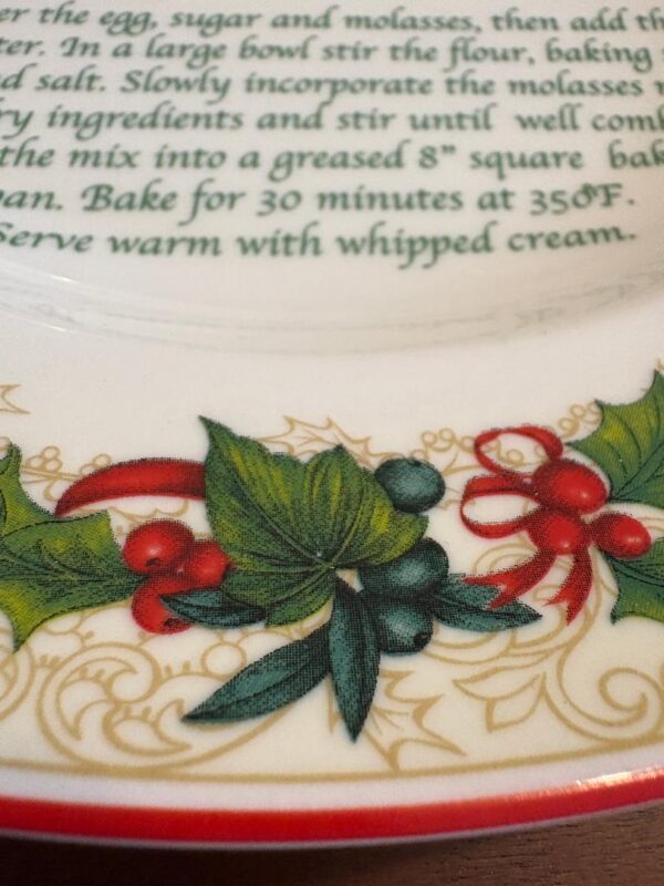 Spode Christmas Gingerbread Recipe Plate - Image 3