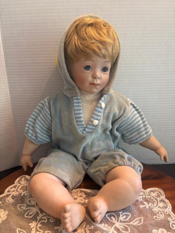 Moments Treasured Porcelain Doll "Adam" By From Danbury Mint #1098/2500