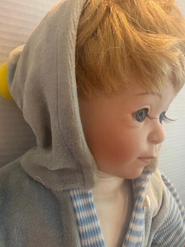 Moments Treasured Porcelain Doll "Adam" By From Danbury Mint #1098/2500 - Image 4