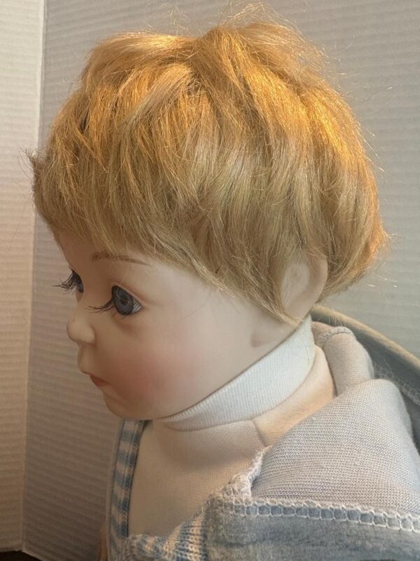 Moments Treasured Porcelain Doll "Adam" By From Danbury Mint #1098/2500 - Image 5