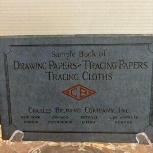 Charles Bruning Co. Drawing Papers Sample Booklet Early 1900's