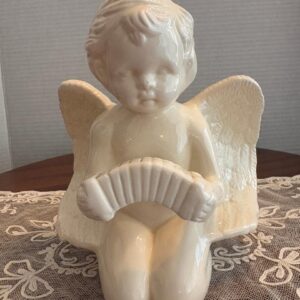 1996-seated-ceramic-cherub-angel-vase-planter-collection-new-holland