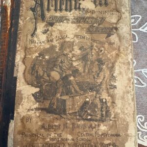 antique-book-1877-the-complete-arithmetic-combining-oral-by-albert-raub