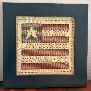 american-flag-wall-art-wood-frame-fabric-buttons-handmade-10x10