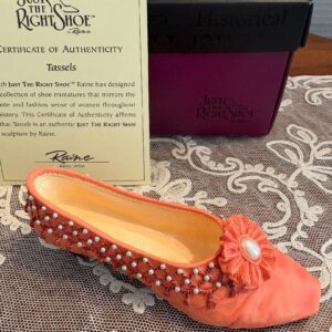 Just the Right Shoe By Raine “Tassels” Original Box & COA -#25090-1999