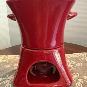 williams-sonoma-bon-jour-ceramic-fondue-pot-warmer-red-2-piece-set-christmas